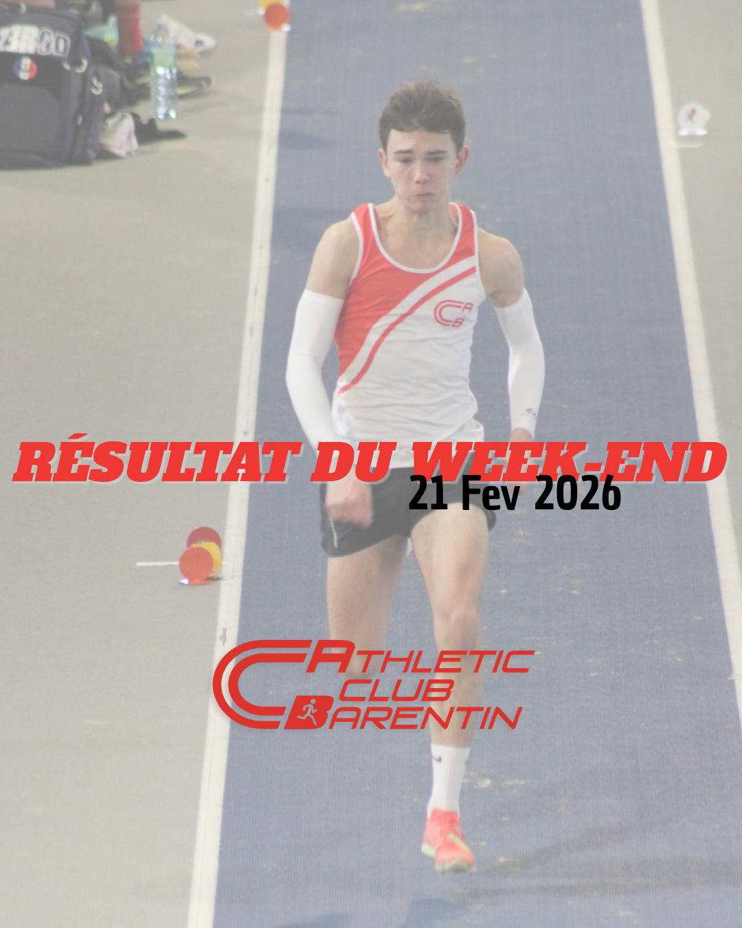 Résultat du week-end : championnats de France U18 – U20 🔴⚪