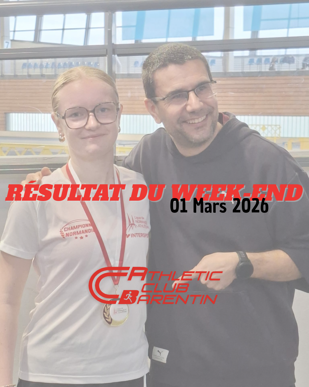 Résultat du week-end : régionaux minimes 01/03/2026 🔴⚪