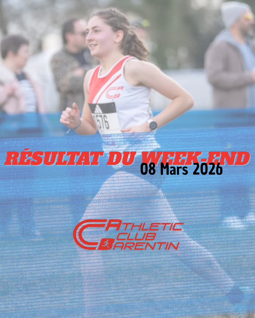 Résultat du week-end : championnat de France semi marathon et critérium national de marche + championnat de France de cross 08/03/2026 🔴⚪