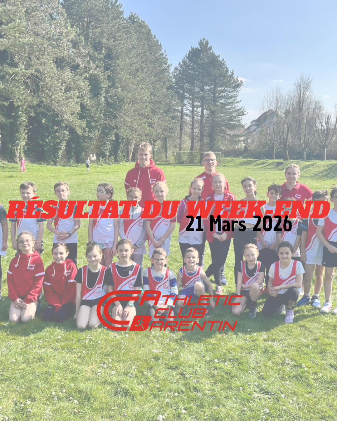 Résultat du week-end : Kids Athlé 21/03/2026 🔴⚪
