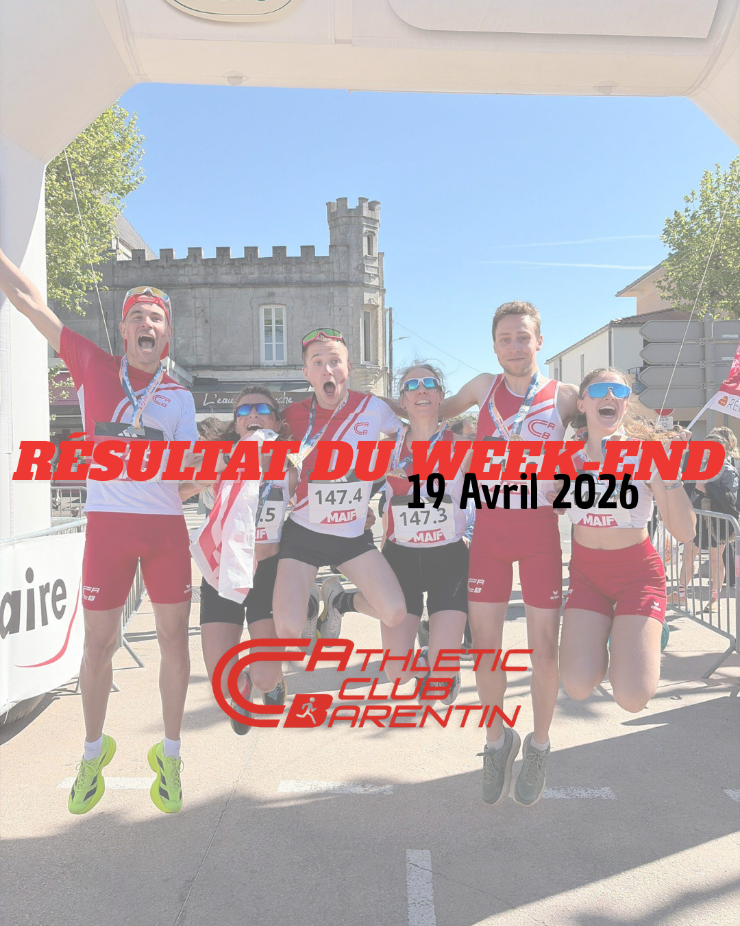 Résultat du week-end : Championnat de France Ekiden et hors stade 19 avril 2026 🔴⚪