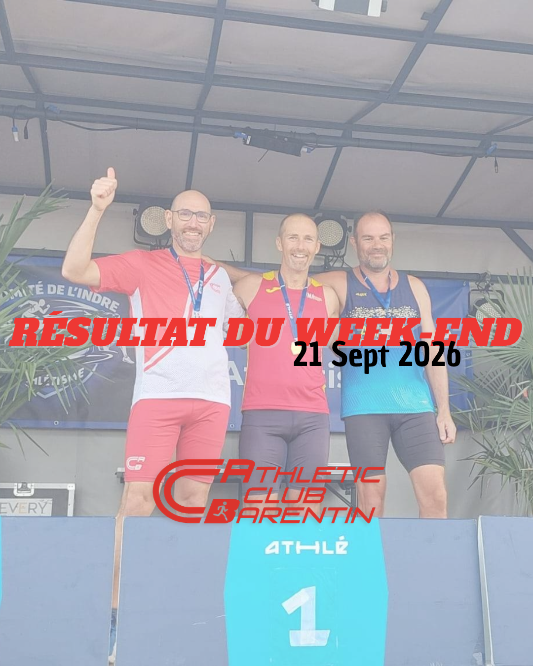 Résultats du week-end : Challenge Marche et Championnat de France de Pentathlon  🔴​⚪